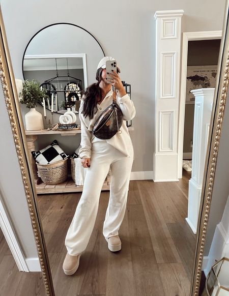 Amazon lounge set 

Ootd 
Style tip 
Louis Vuitton 
White set 
Cozy ootd 
Casual outfit 

#LTKfindsunder50 #LTKMostLoved #LTKstyletip