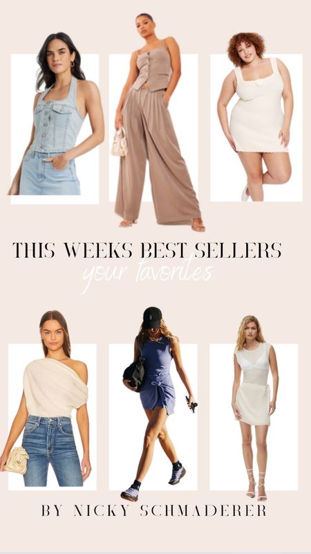 This weeks best sellers! 
Target denim top
Target crochet mini dress
Revolve draped top
Free people romper 
Aritzia skirt 

Spring outfits 
Spring break 
Vacation outfit 



#LTKfindsunder100 #LTKtravel #LTKstyletip