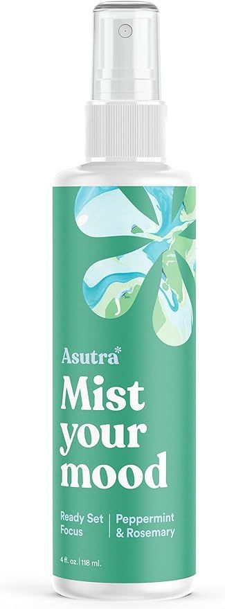 ASUTRA Premium Aromatherapy Mist -"READY, SET, FOCUS" - Improve Mental Clarity - 100% ALL NATURAL... | Amazon (US)