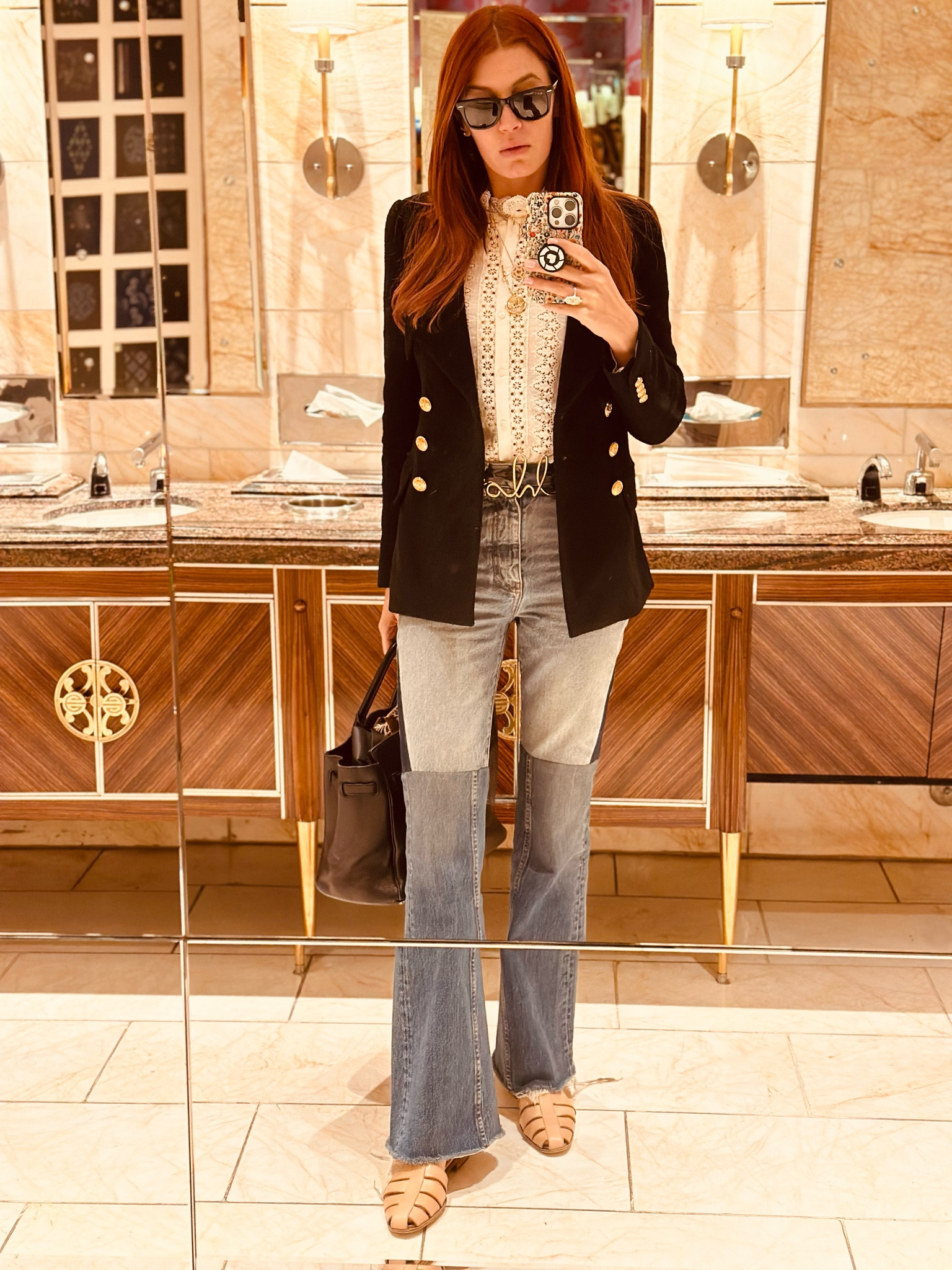 Business casual in my new Chloe denim. 

#LTKWorkwear #LTKU #LTKOver40