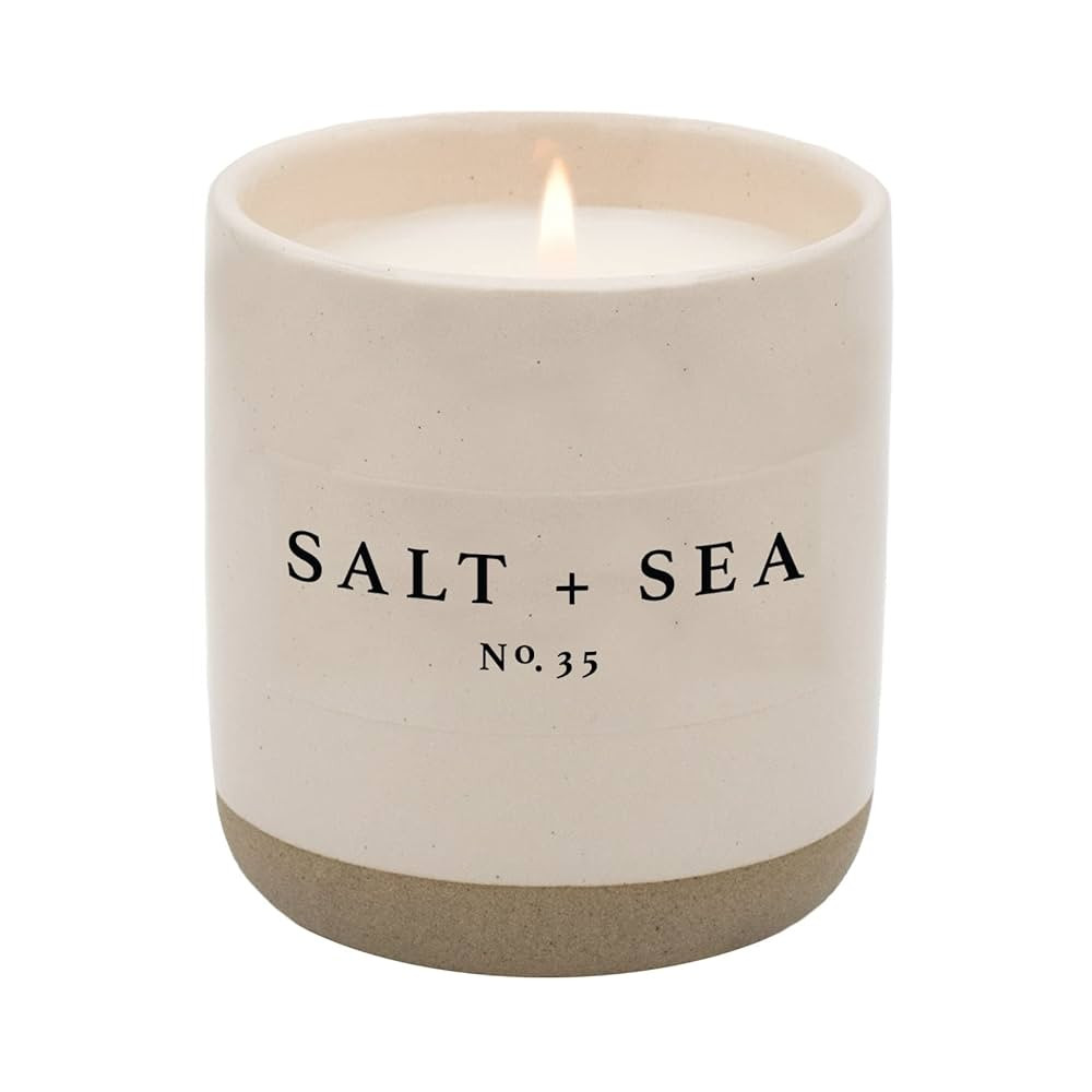 Sweet Water Decor Salt and Sea Candle | Sea Salt, Citrus, Amber, Musk, Beach Scented Soy Candles ... | Amazon (US)