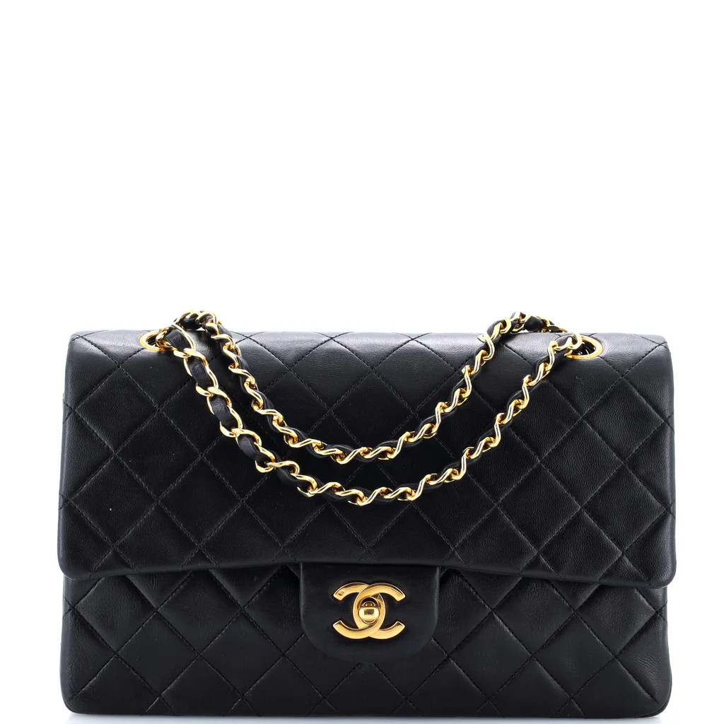 Vintage Classic Double Flap Bag Quilted Lambskin Medium | Rebag