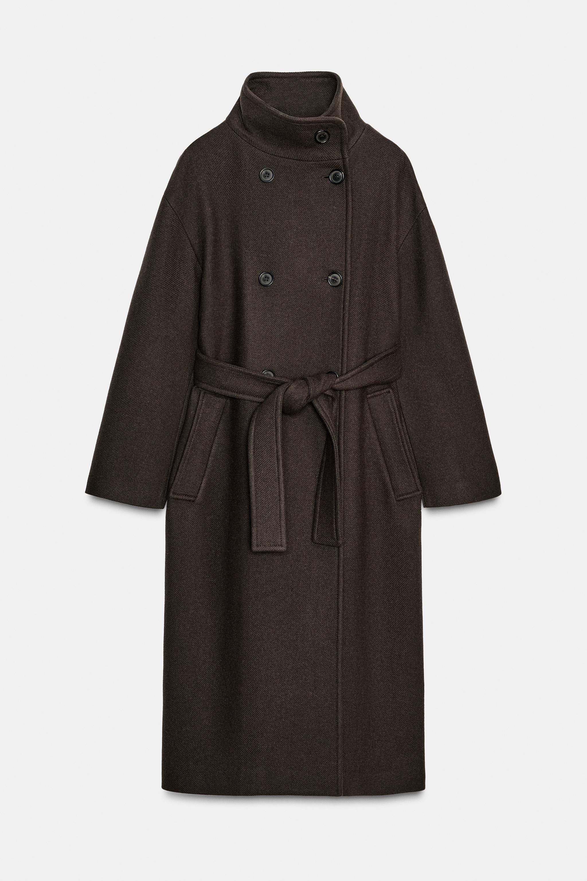 OVERSIZED WOOL BLEND COAT ZW COLLECTION | Zara US