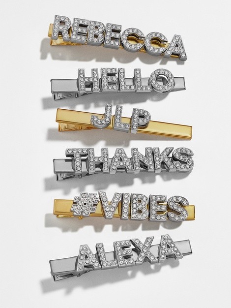 NoLabel Personalized Hair Clip | BaubleBar (US)