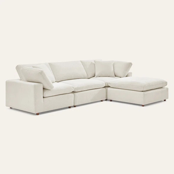 SereneMinimalist Comfort Sofa Of 4 Pieces Set | Wayfair North America
