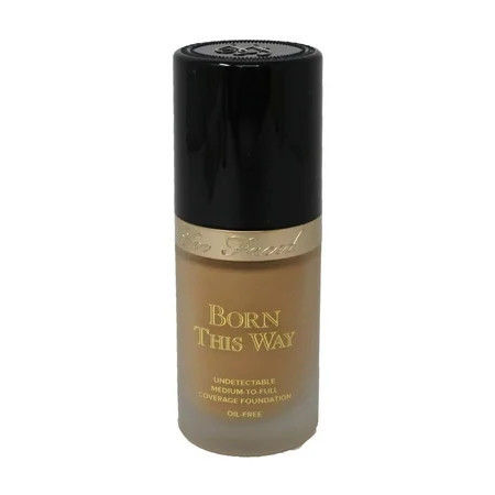 Too Faced Born This Way Oil Free Foundation Warm Beige 1oz/30ml New With Box | Walmart (US)