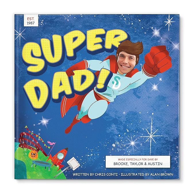 Gift for Dad from Kids, Fathers Day Gift, Personalized Book, Dad Birthday Gift | Amazon (US)