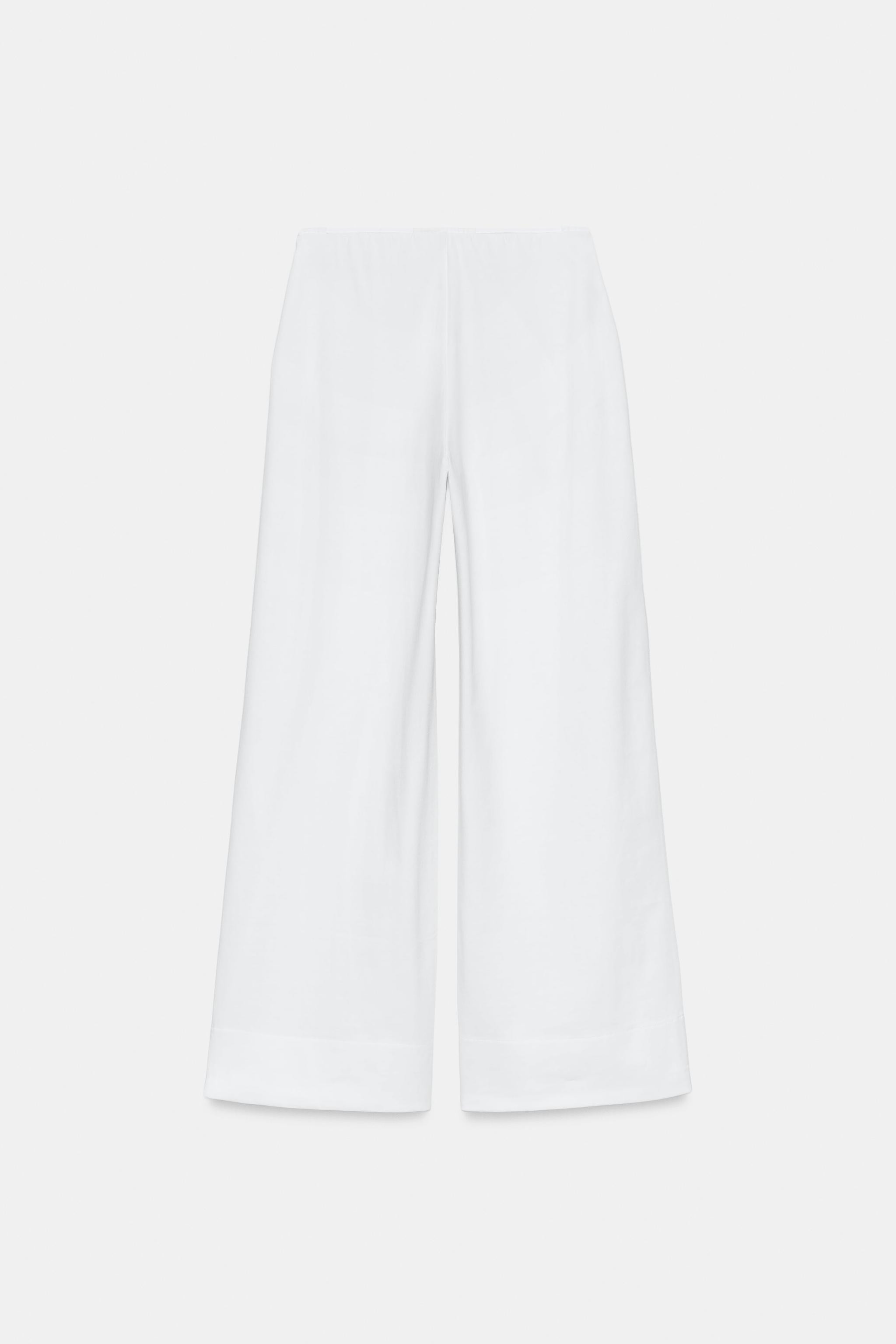 STRAIGHT-LEG COTTON TROUSERS | Zara UK