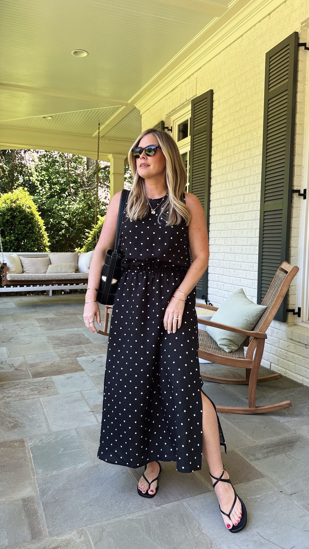 Surprisingly into the polka dot trend right now, especially when I can dress it up or down! Would you wear polka dots??