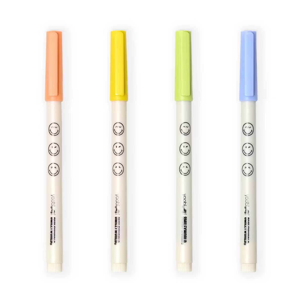 Yoobi SmileyWorld 4pk Dry Erase Markers | Target