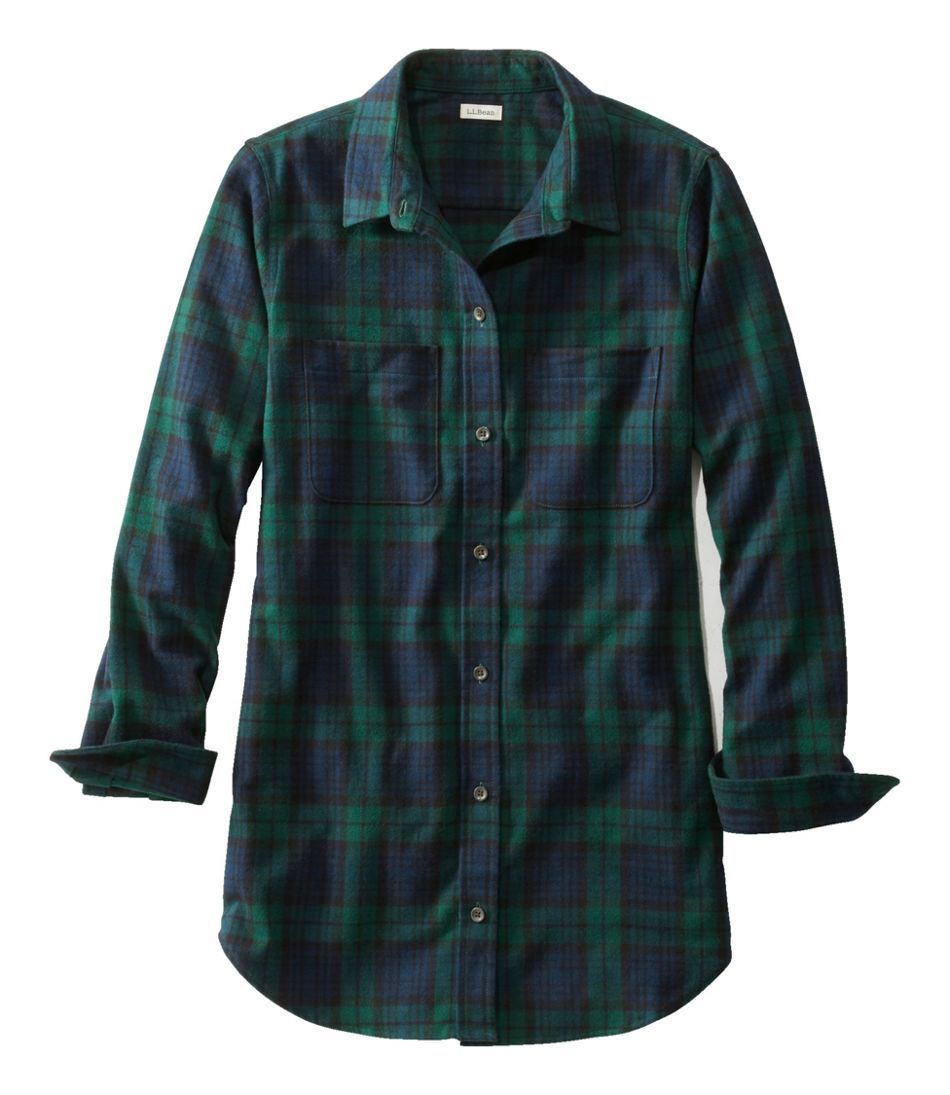 Women's Scotch Plaid Flannel Shirt, Tunic | L.L. Bean