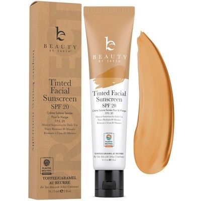 Beauty by Earth Tinted Facial Sunscreen SPF 20 | Target