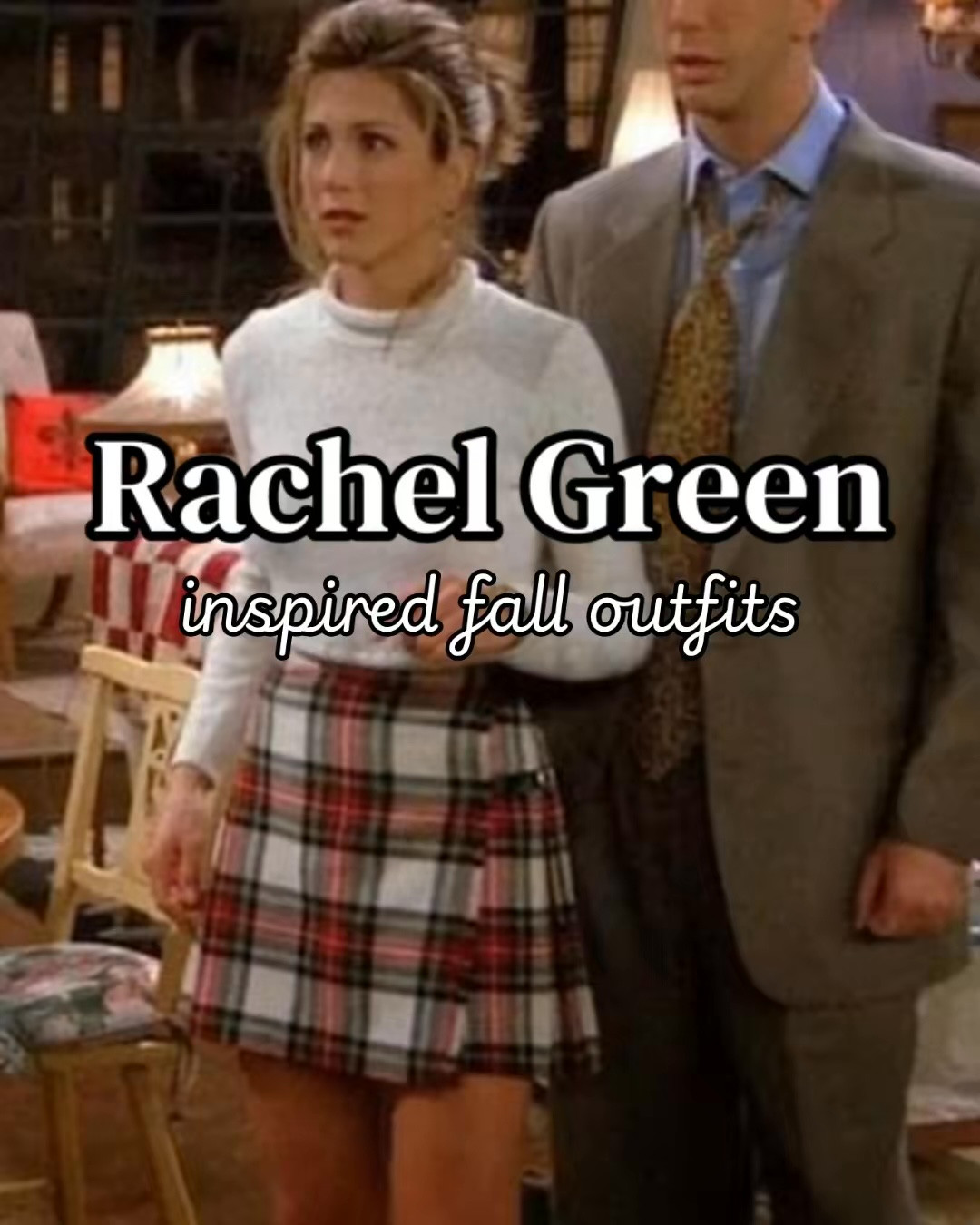 rachel green inspired fall outfits. the red tartan plaid skirt is old abercrombie, but the same skirt returns to the site every october/holiday season 🫶

#LTKSeasonal #LTKstorytime #LTKSaleAlert