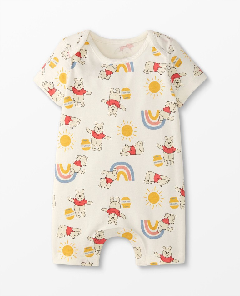 Winnie The Pooh Summer Baby Short Sleeve Romper | Hanna Andersson