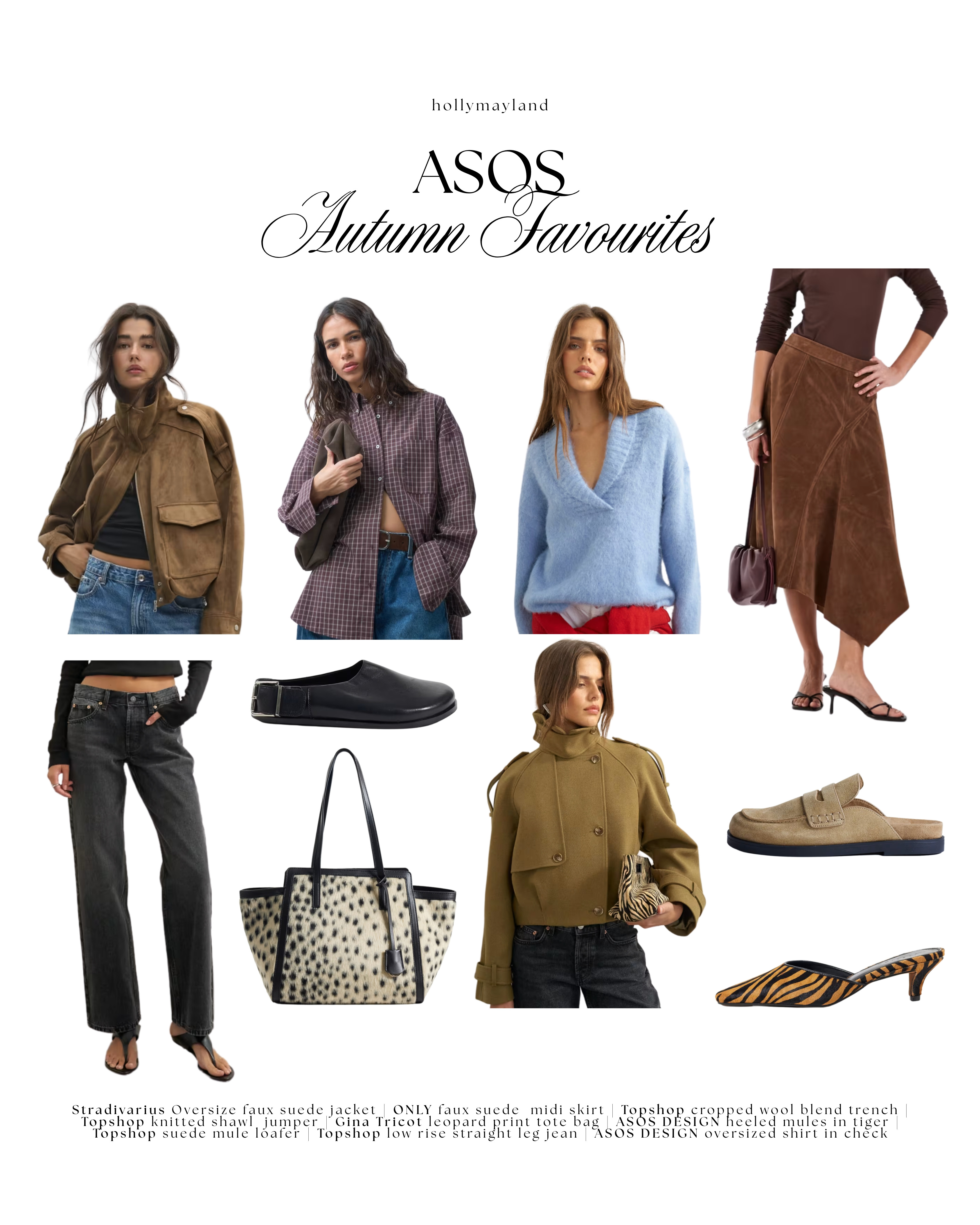 ASOS autumn faves 🤎✨🍂

High neck jacket, suede jacket, autumn jacket, low rise jeans, suede skirt, midi skirt, knitwear, check shirt 

 #LTKuk #LTKautumn #LTKjeans