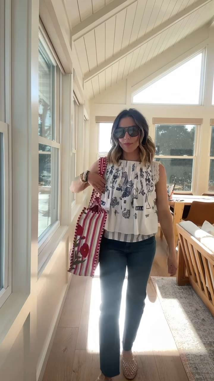 Love this light & airy tank for spring & summer! So cute for vacation! 

 #LTKgrwm #LTKSeasonal #LTKOver40