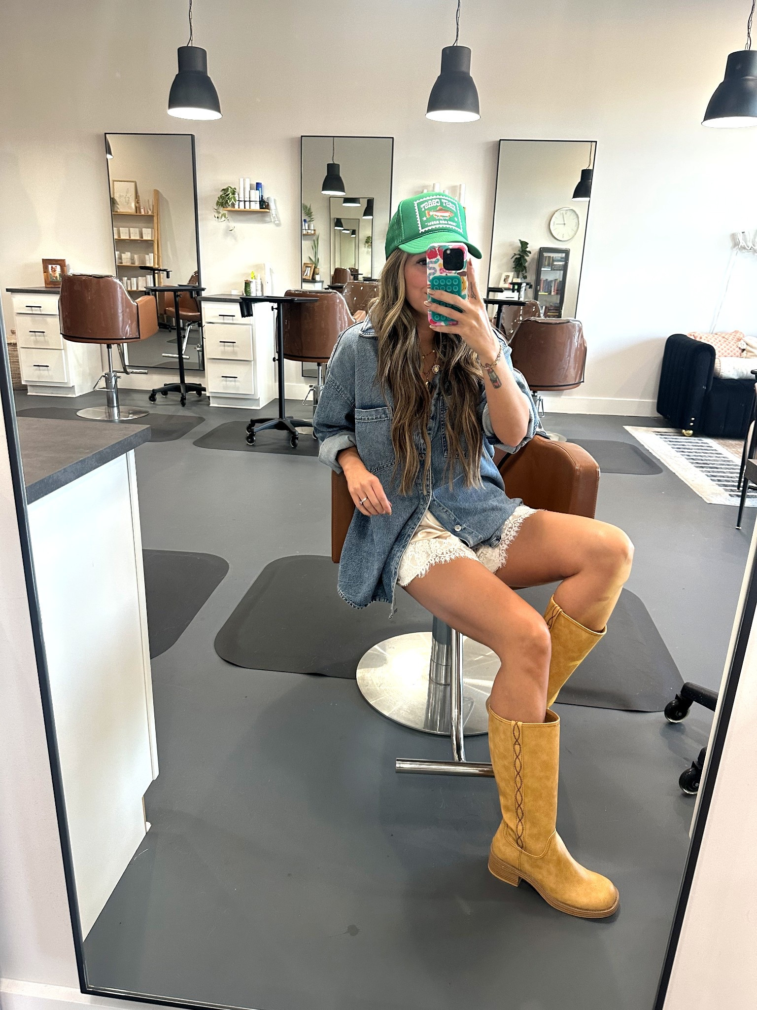 FRYE boots but on a Walmart budget! So comfortable, true to size and has a cute stitching detail down the side! Boots and satin lace shorts will be my fall go to! 

Sized up in the shorts! 

#LTKFindsUnder50 #LTKGiftGuide #LTKHoliday