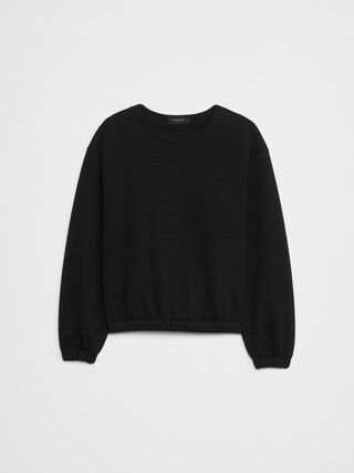 Scuba High-Neck Sweatshirt | Banana Republic Factory