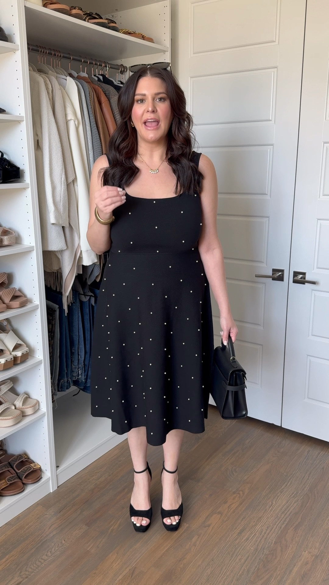 This pearl detail sweater dress and rhinestone cardigan are a match made in heaven! So fun, festive, cozy and perfect for the holiday season. 

Cardigan: XL
Dress: Large

#littleblackdress #datenightoutfit #size16 #size14style #holidaydress #howtostylevideo #midsize #winterfashion

size 14, little black dress, fall fashion, affordable style, date night outfit, holiday fashion

#LTKMidsize #LTKHoliday #LTKWatchNow