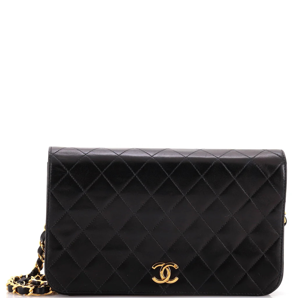 Vintage Full Flap Bag Quilted Lambskin Medium | Rebag