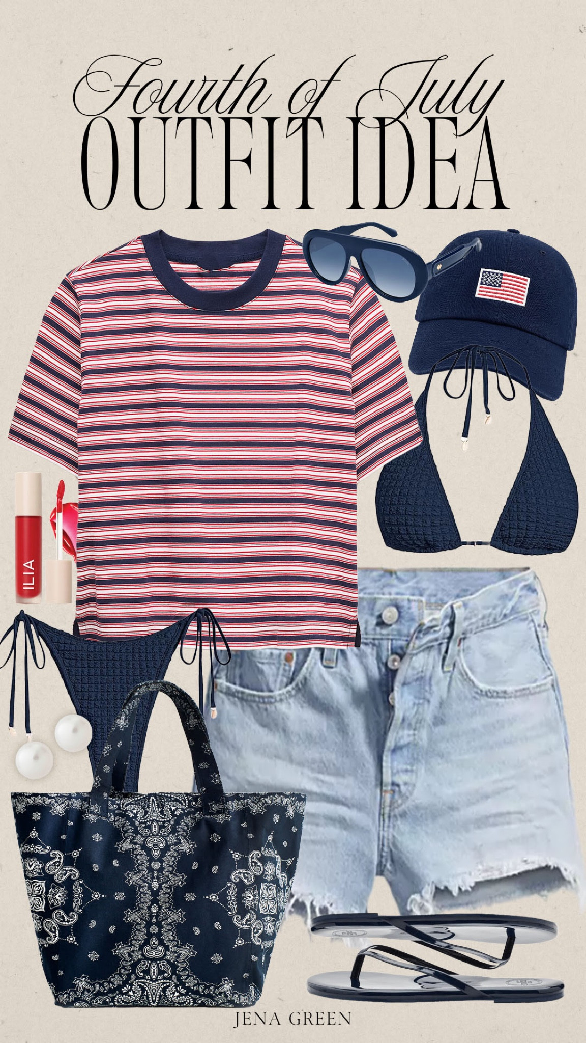 4th of July Outfit | Patriotic Outfit | Backyard BBQ | 4th of July Pool Party 

#LTKSeasonal #LTKSwim #LTKootd