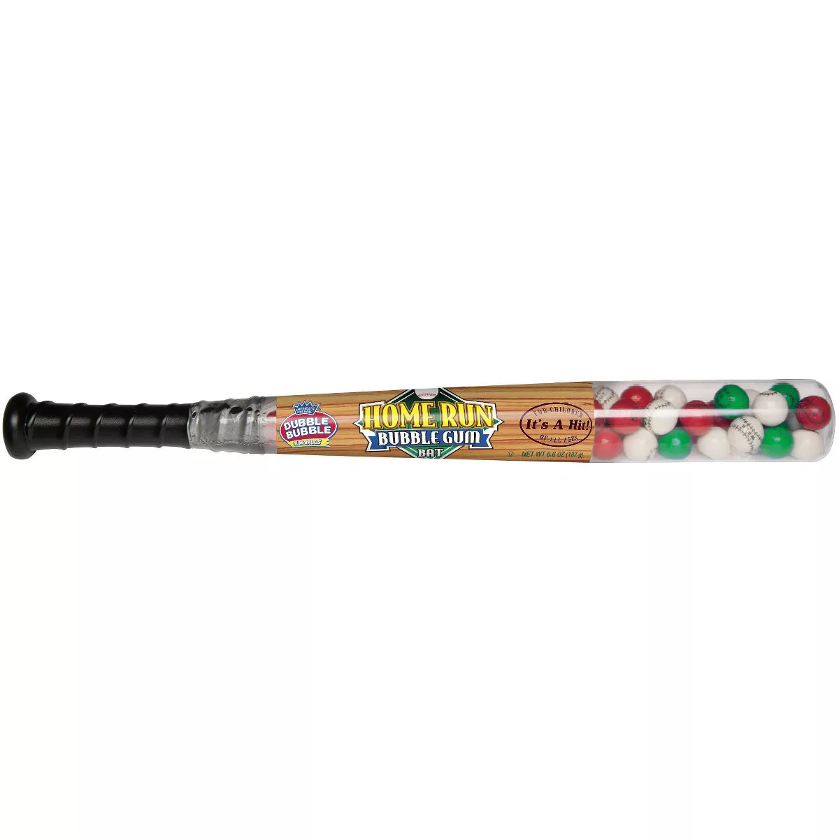Dubble Bubble Christmas Home Run Bat - 4.5oz | Target