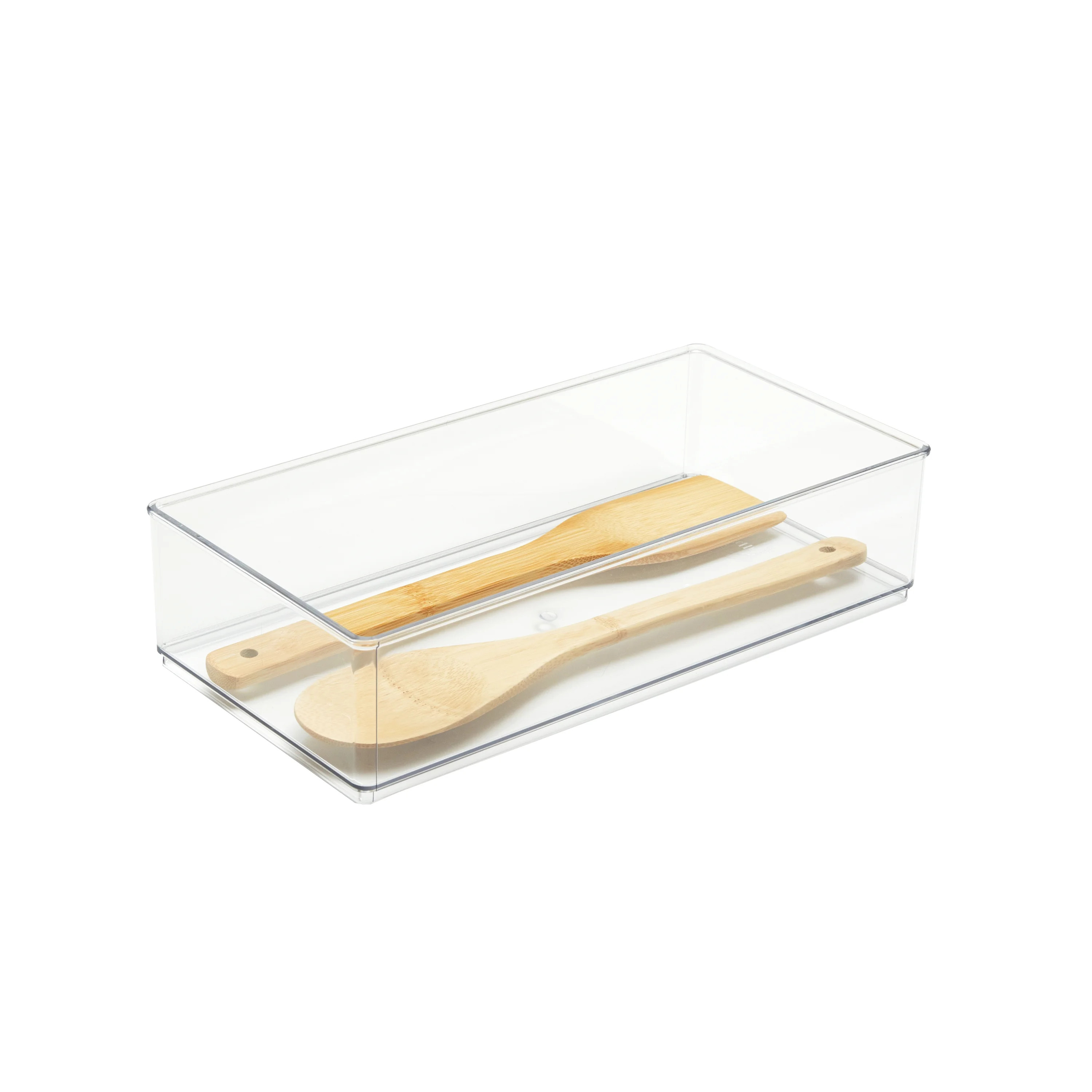 The Home Edit Wide XL Drawer Insert Cabinet Organizer, Clear, 12.5" x 3.12" x 2.95" | Walmart (US)