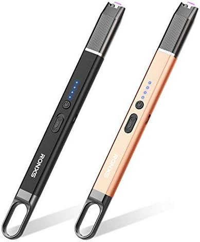 RONXS Electric Lighter, Candle Lighter with Safety Lock Windproof Flamless Arc Rechargeable Long ... | Amazon (US)