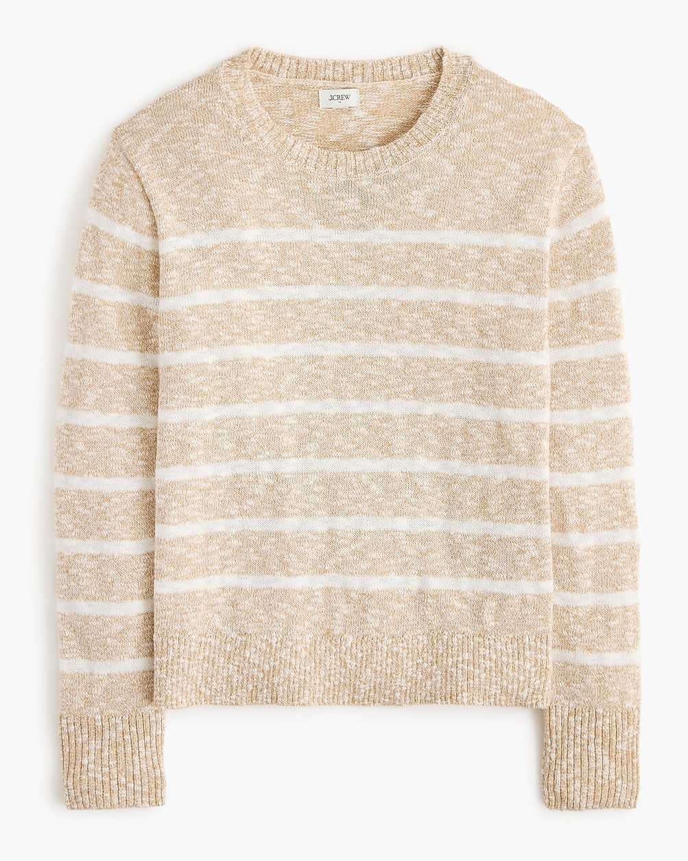 Striped crewneck beach sweater | J.Crew Factory