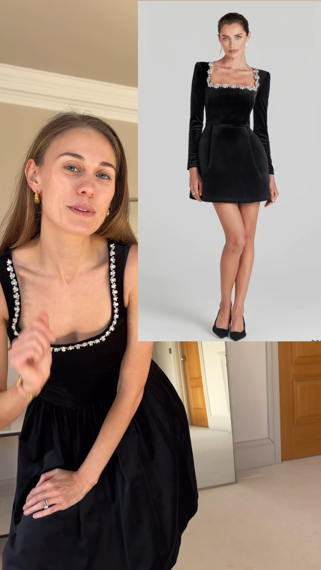 The perfect lbd for Christmas party 🖤

Velvet sparkly black dress, Nadine Merabi Dupe #christmasdress #partydress #lbd

#LTKwinter #LTKuk #LTKfestive