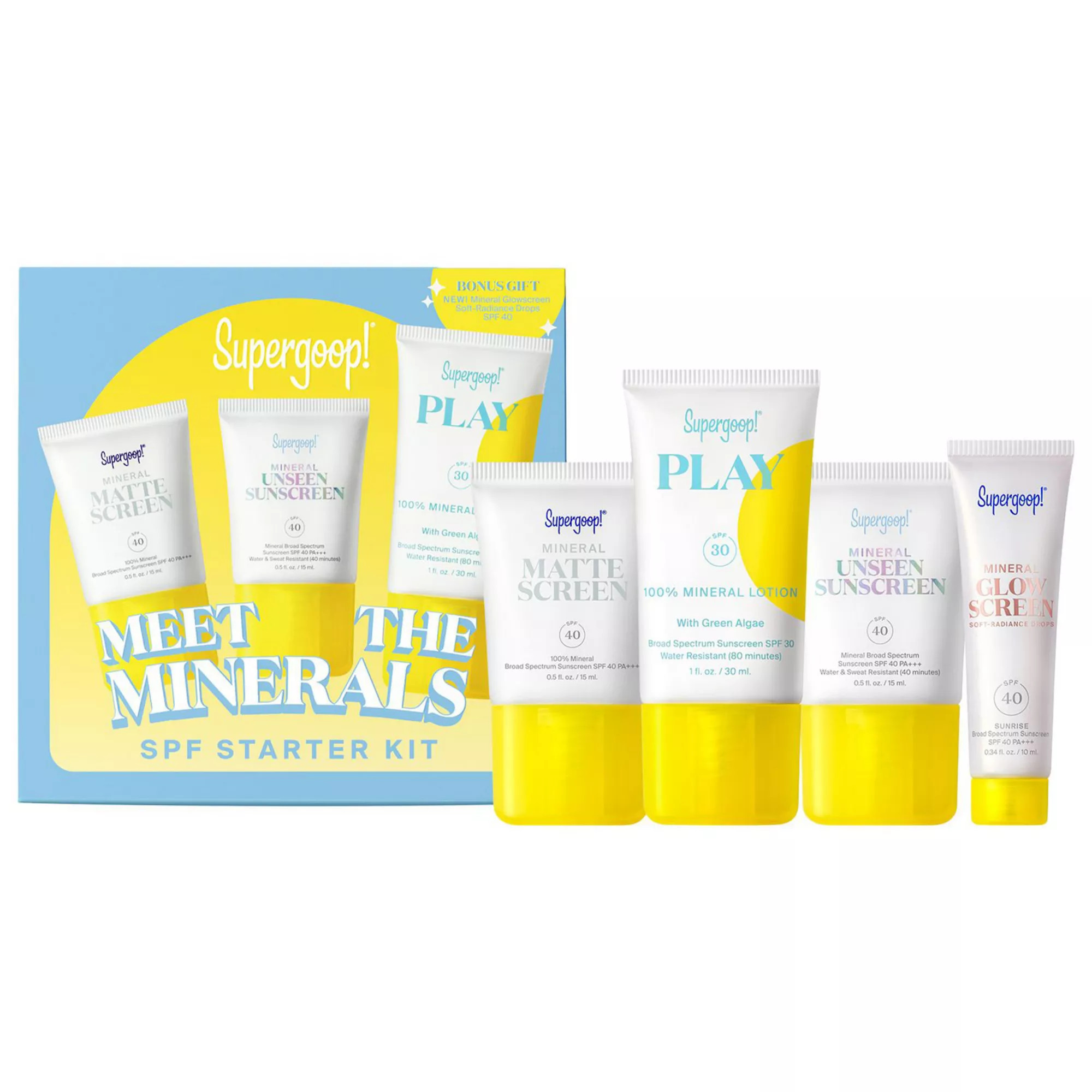 Supergoop! Meet the Minerals SPF Starter Kit | Kohl's