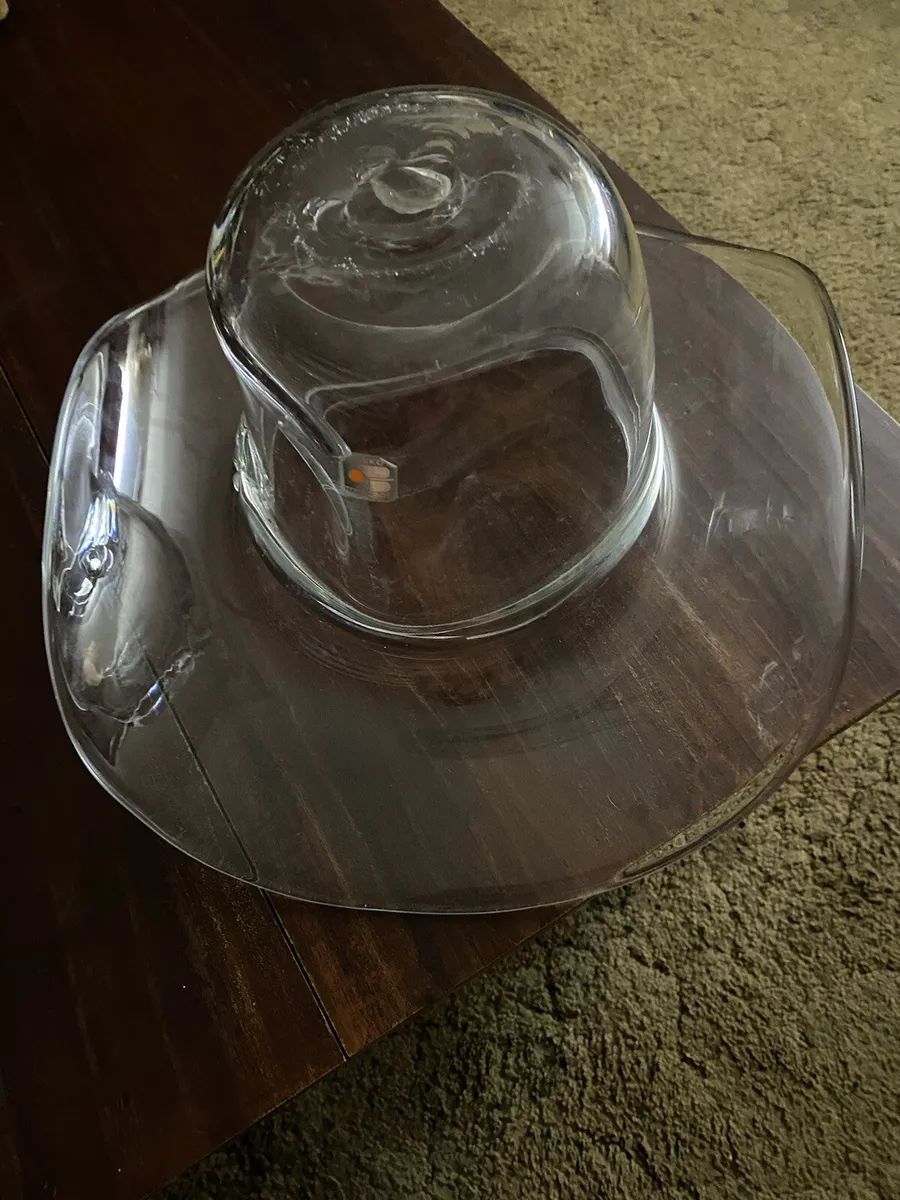 Blenko Large 16" Glass Stetson Cowboy Hat Ice Bucket, Serving Bowl, Centerpiece | eBay US