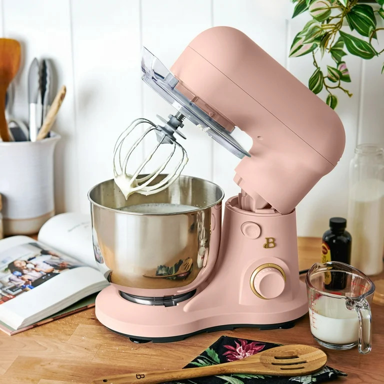 Beautiful 3.5 Qt Stand Mixer, Lightweight & Powerful with Tilt-Head, Rose by Drew Barrymore | Walmart (US)