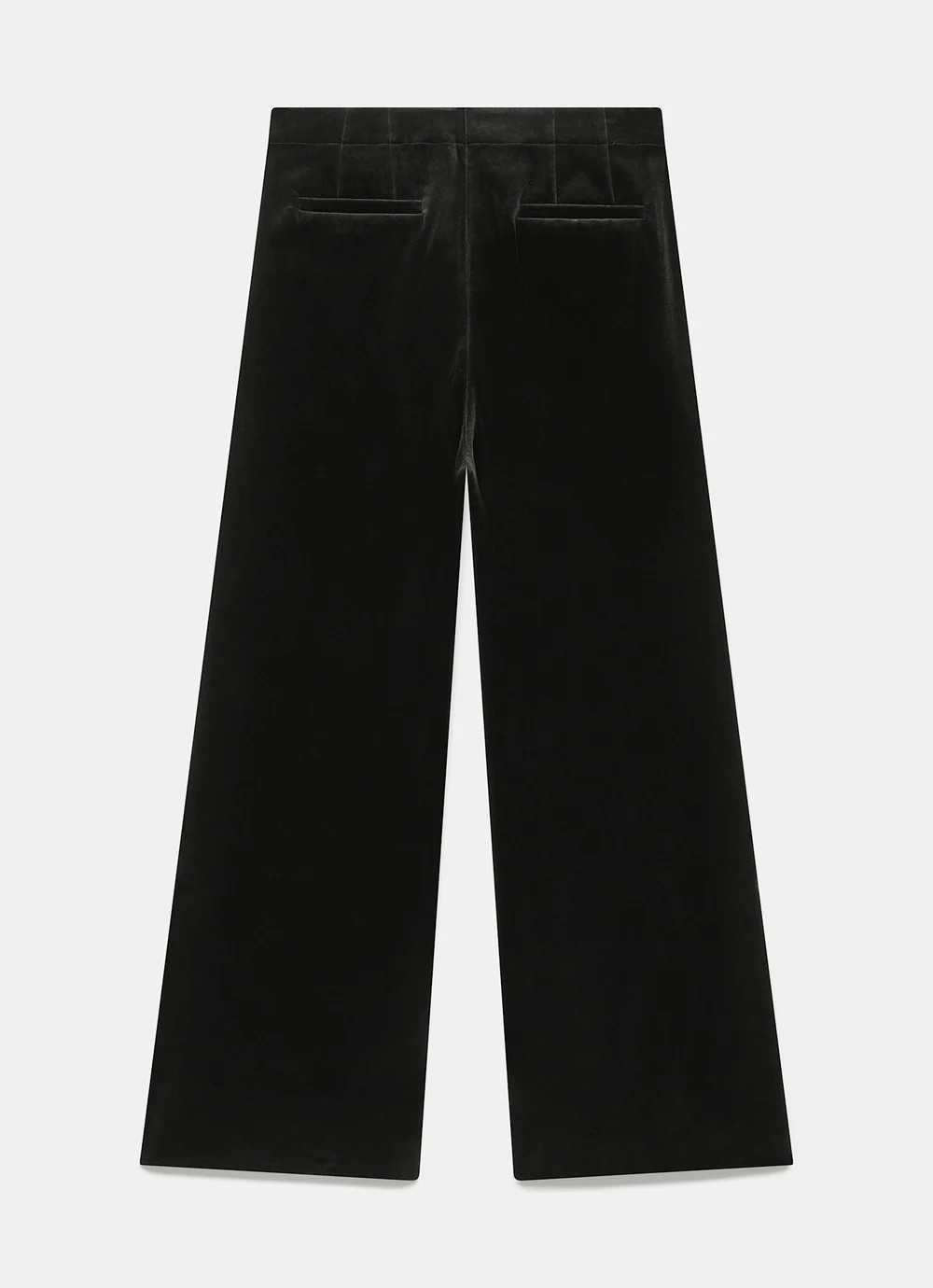 Black Velvet Wide Side Stripe Trousers | Mint Velvet