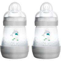 Mam Easy Start Anti-Colic Bottle - Grey Twin Pack 160Ml X 2 | Sephora UK
