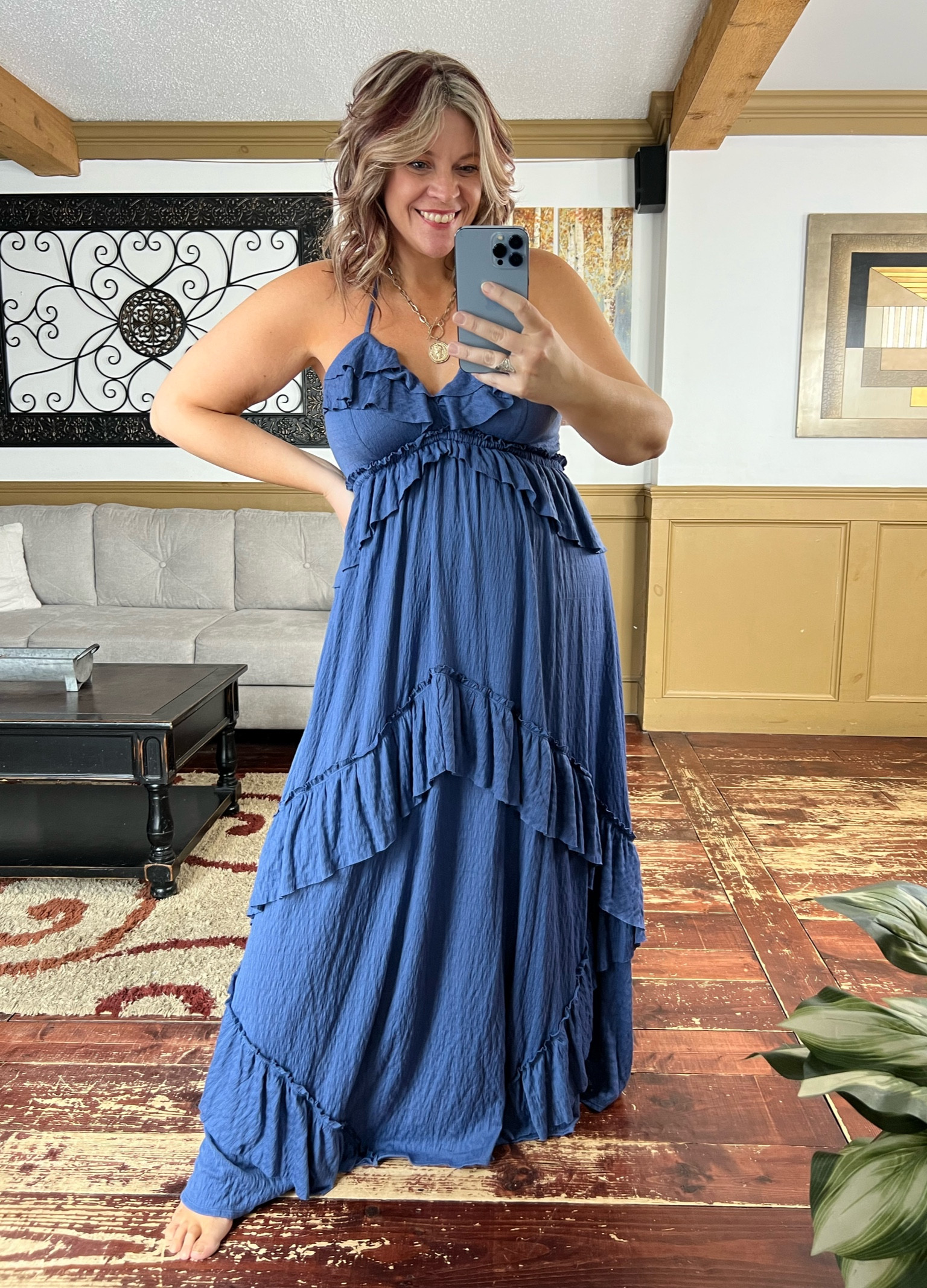 Free People maxi dress (large- I could have sized down to medium), vacay dress , maxi gown 

#LTKSeasonal #LTKFind #LTKcurves