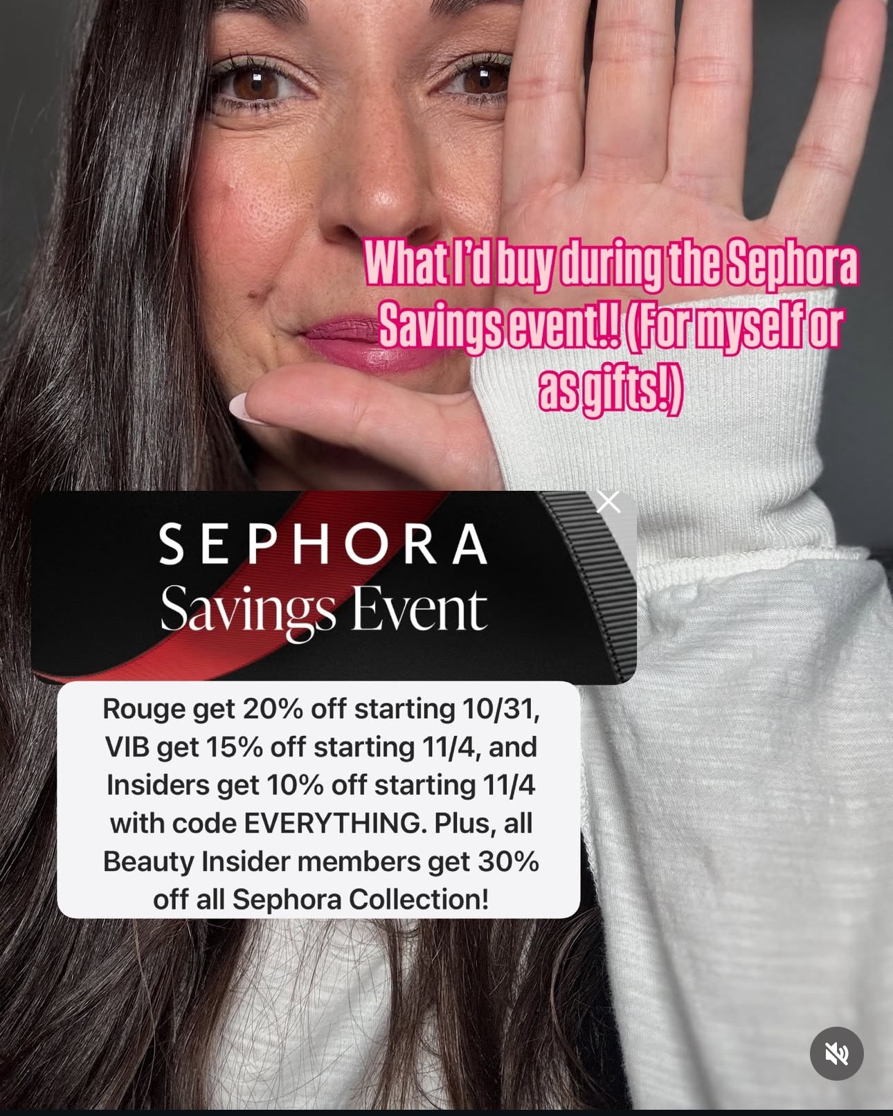 ✨ All Things Beauty: Sephora Savings Event ✨
It’s the most wonderful time to restock, refresh, and gift all your beauty faves! 💄🛍️

Rouge members get 20% off 10/31, VIB get 15% off 11/4, and Insiders get 10% off 11/4 with code EVERYTHING — plus, 30% off all Sephora Collection items!

Here’s what’s worth adding to cart 👇
💋 Rhode Holiday Glazed Trio + Pocket Blush — skincare meets glow.
💧 Laneige Midnight Minis — cult-favorite lip hydration.
🌸 Summer Fridays Holiday Trio — buttery lips + jet lag rescue.
🌈 Touchland Hand Mist Set — hydration that smells so good.
💖 Sol de Janeiro Spritz the Season — tropical scents in travel size.
🎁 Sephora Collection Advent Calendar — 24 mini treats for the season.
💆‍♀️ Nutrafol Hair Serum — strength + shine from the inside out.

🛒 Shop early for best selection and gift sets before they sell out!
#SephoraSale #SephoraSavingsEvent #BeautyInsider #HolidayGifting #RhodeSkin #SummerFridays #Laneige #SoldeJaneiro #Touchland #SephoraCollection #Nutrafol #CleanBeauty #MakeupFavorites #SkincareRoutine #GiftIdeas #EverythingCode #Reel #Explore

#LTKBeauty #LTKHoliday #LTKSaleAlert #LTKGiftGuide #LTKBeauty
