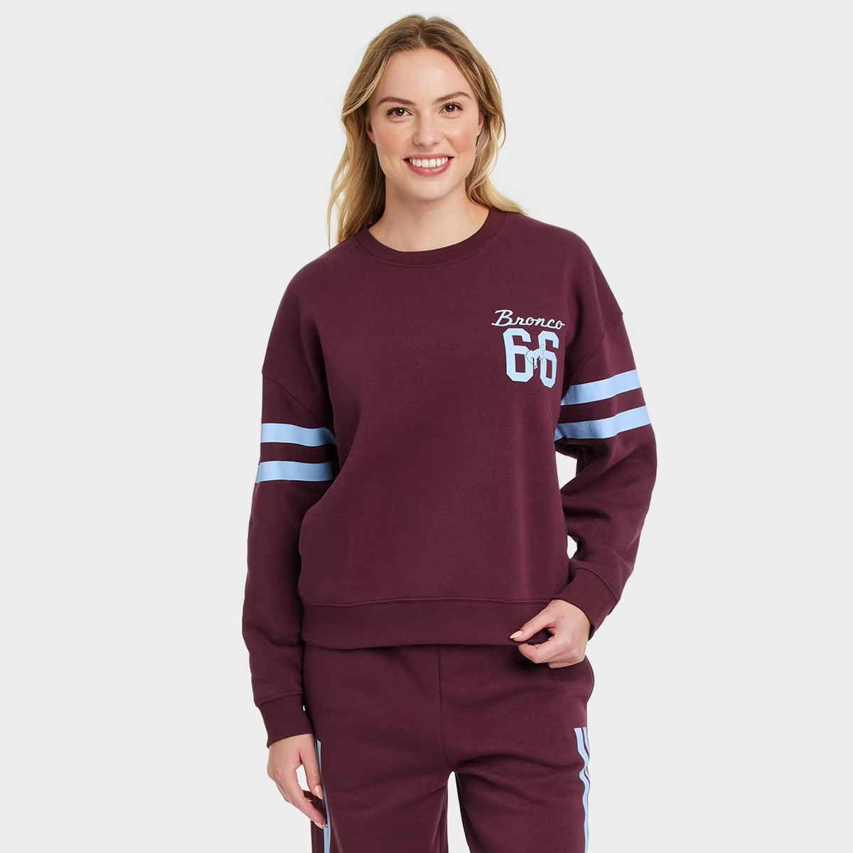 Women's 1966 Bronco Graphic Sweatshirt - Mauve | Target