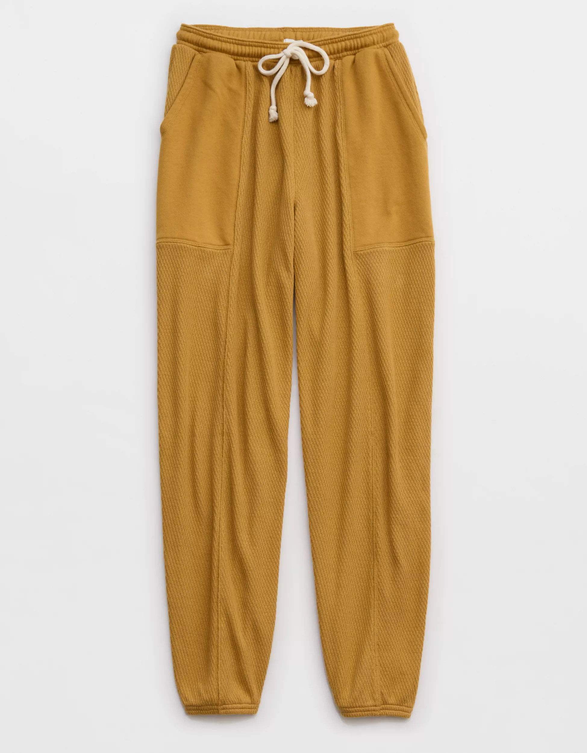 Aerie High Waisted Textured Jogger | Aerie