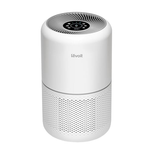 LEVOIT Air Purifiers for Home Bedroom, HEPA Sleep Mode, AHAM VERIFIDE, Smart WiFi for Home Large Room, Quiet Cleaner for Pet Hair, Allergies, Dust, Smoke, Pollon, Alexa Control, Core300S-P, White | Amazon (US)