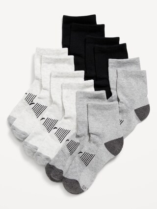 Quarter Crew Go-Dry Performance Socks 6-Pack for Boys | Old Navy (CA)