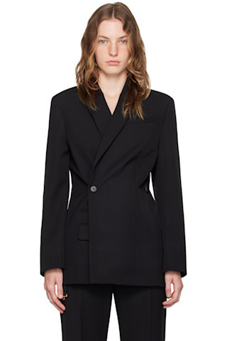 Black La Casa 'La veste Tibau' Blazer | SSENSE