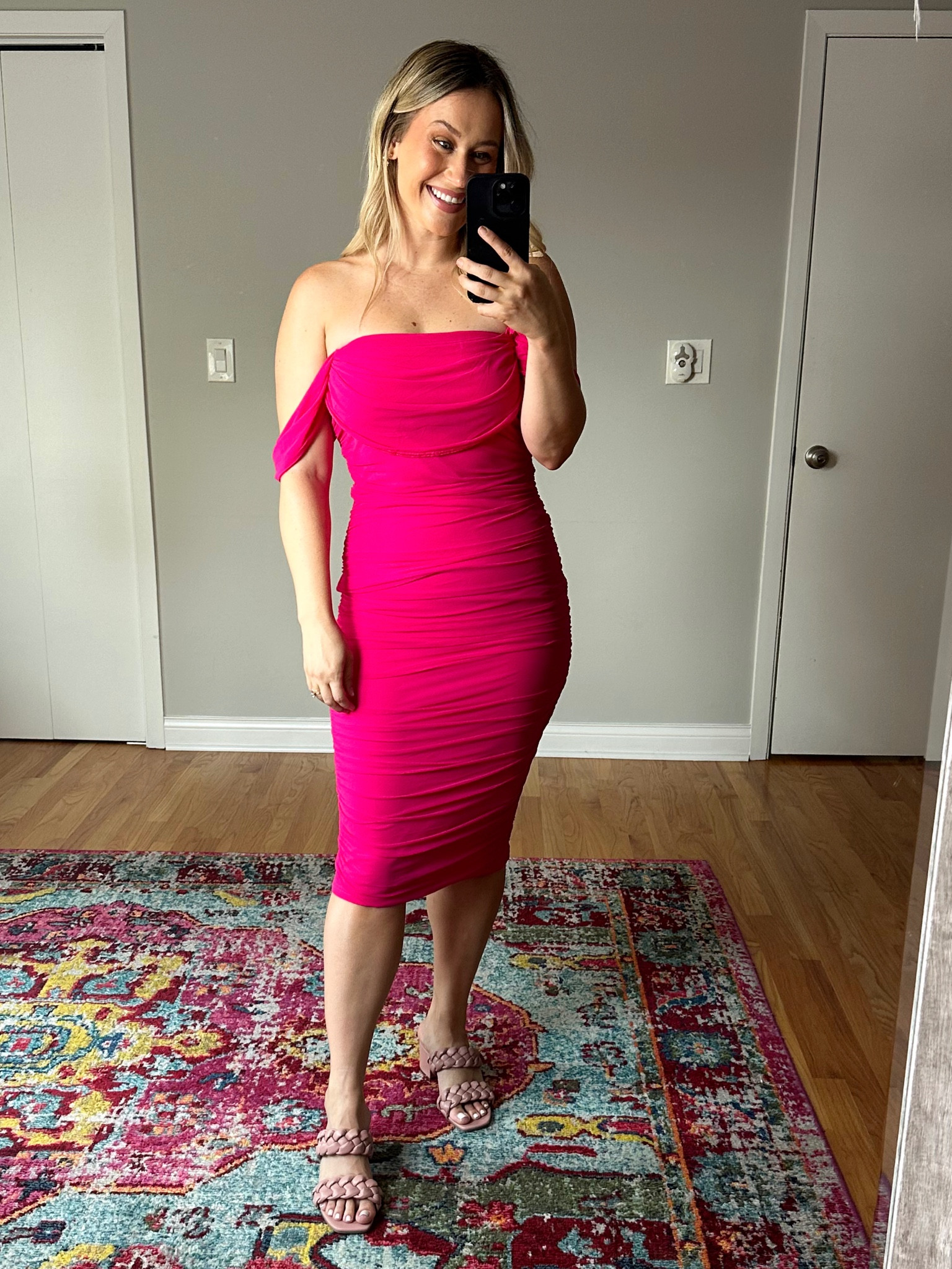 This pink dress makes me feel like Barbie! Would be a perfect wedding guest dress. #amazonfashion #weddingguestdress #pinkdress #amazonfashion 

#LTKwedding #LTKunder50 #LTKshoecrush