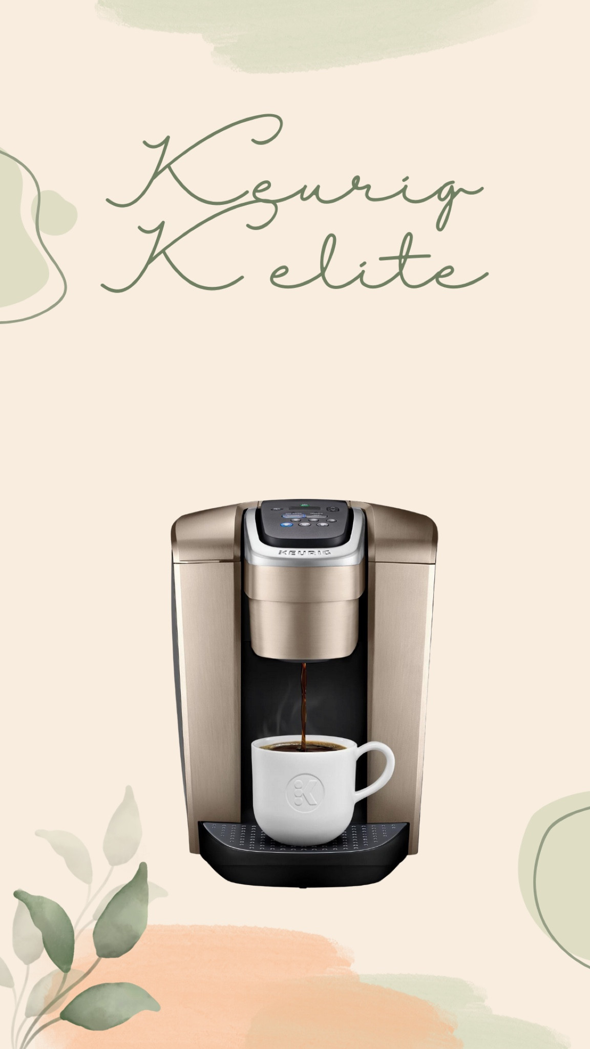 This brushed gold Keurig is the perfect addition to our coffee bar  

#LTKhome #LTKunder50 #LTKfamily