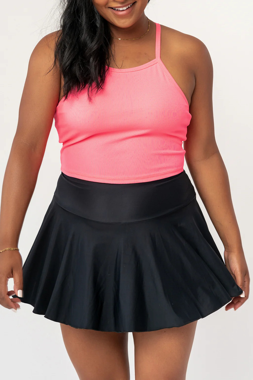 Breezy Skirt | Black | Coral Reef Swim