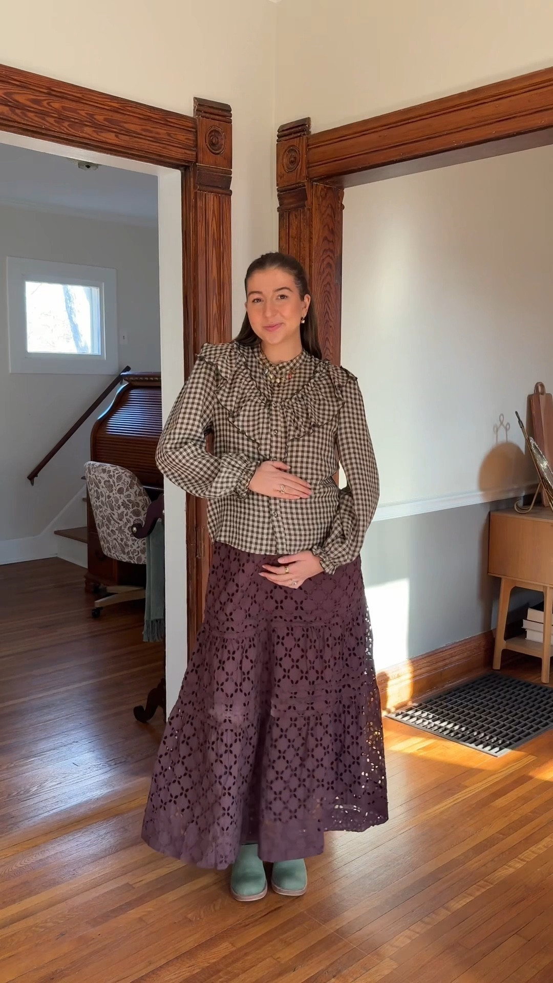 Dress the bump for church at 25 weeks pregnant

#LTKgrwm #LTKootd #LTKBump