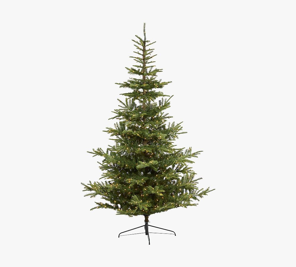 Lit Washington Spruce Faux Christmas Tree | Pottery Barn (US)