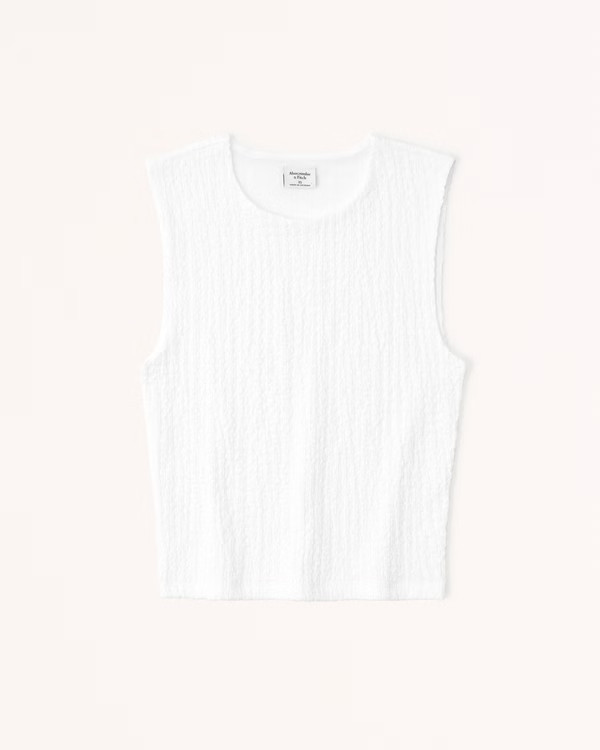 Textured Shell Top | Abercrombie & Fitch (US)