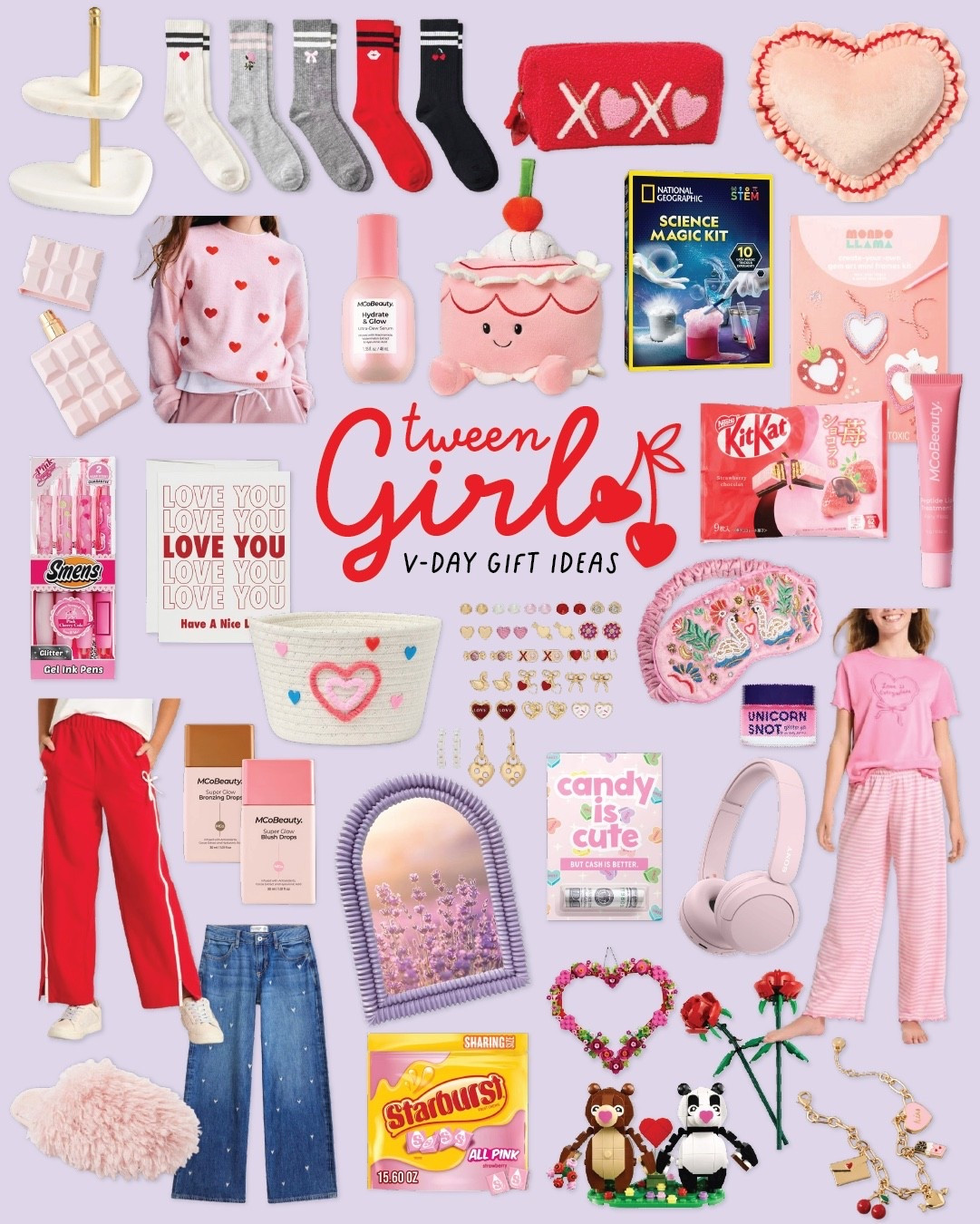 All the things tween girls are loving this Valentine’s Day 💕 Cute clothes, fun accessories, beauty goodies, Legos, and treats—all in one spot.

#TweenGirlGifts #ValentinesGiftGuide #CuteValentines

#LTKKids #LTKValentine #LTKSeasonal