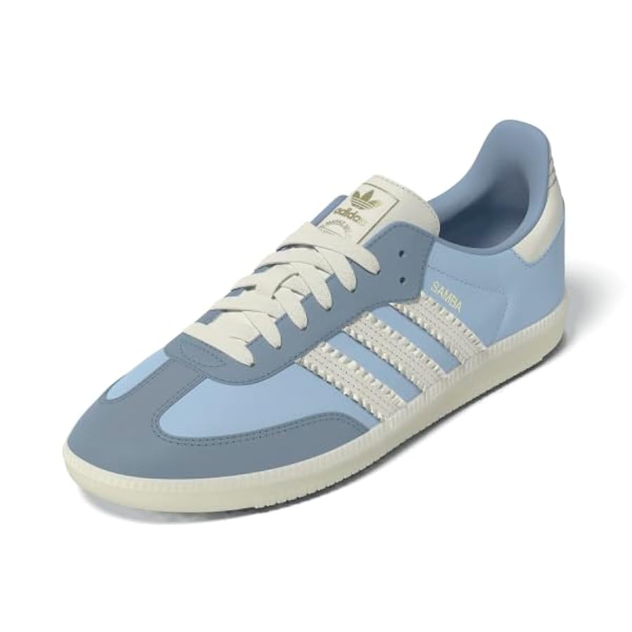 adidas CLESKY/TACBLU/Owhite Women's Samba OG W Clear skyTactile Blue/Off White 10.5 US, Wide | Amazon (US)